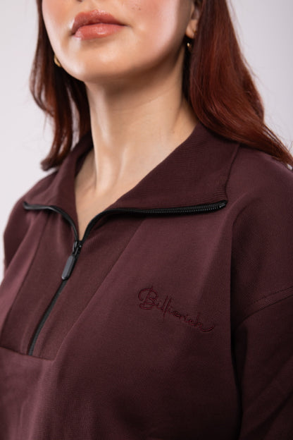 Sweat-shirt Zippé Femme