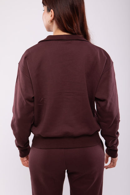 Sweat-shirt Zippé Femme