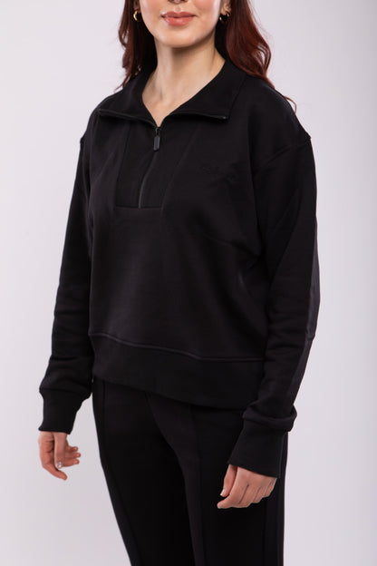 Sweat-shirt Zippé Femme