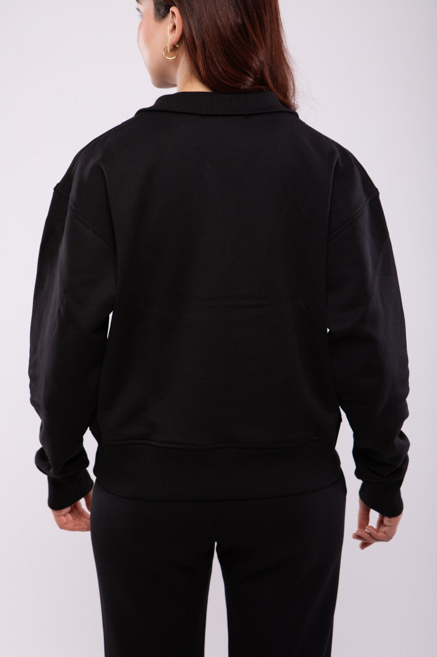 Sweat-shirt Zippé Femme