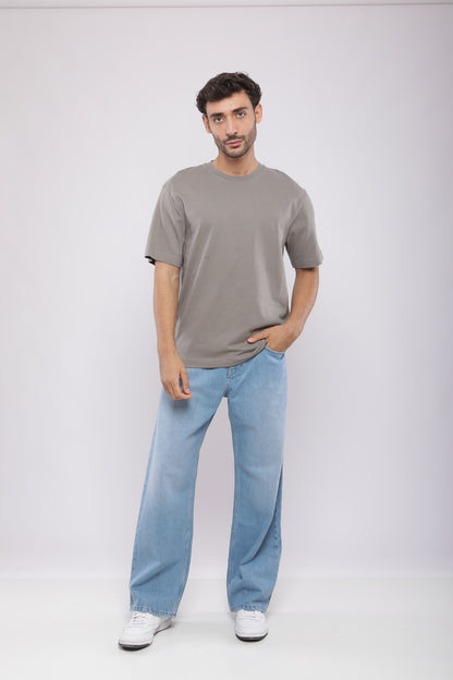 Pantalon large en denim