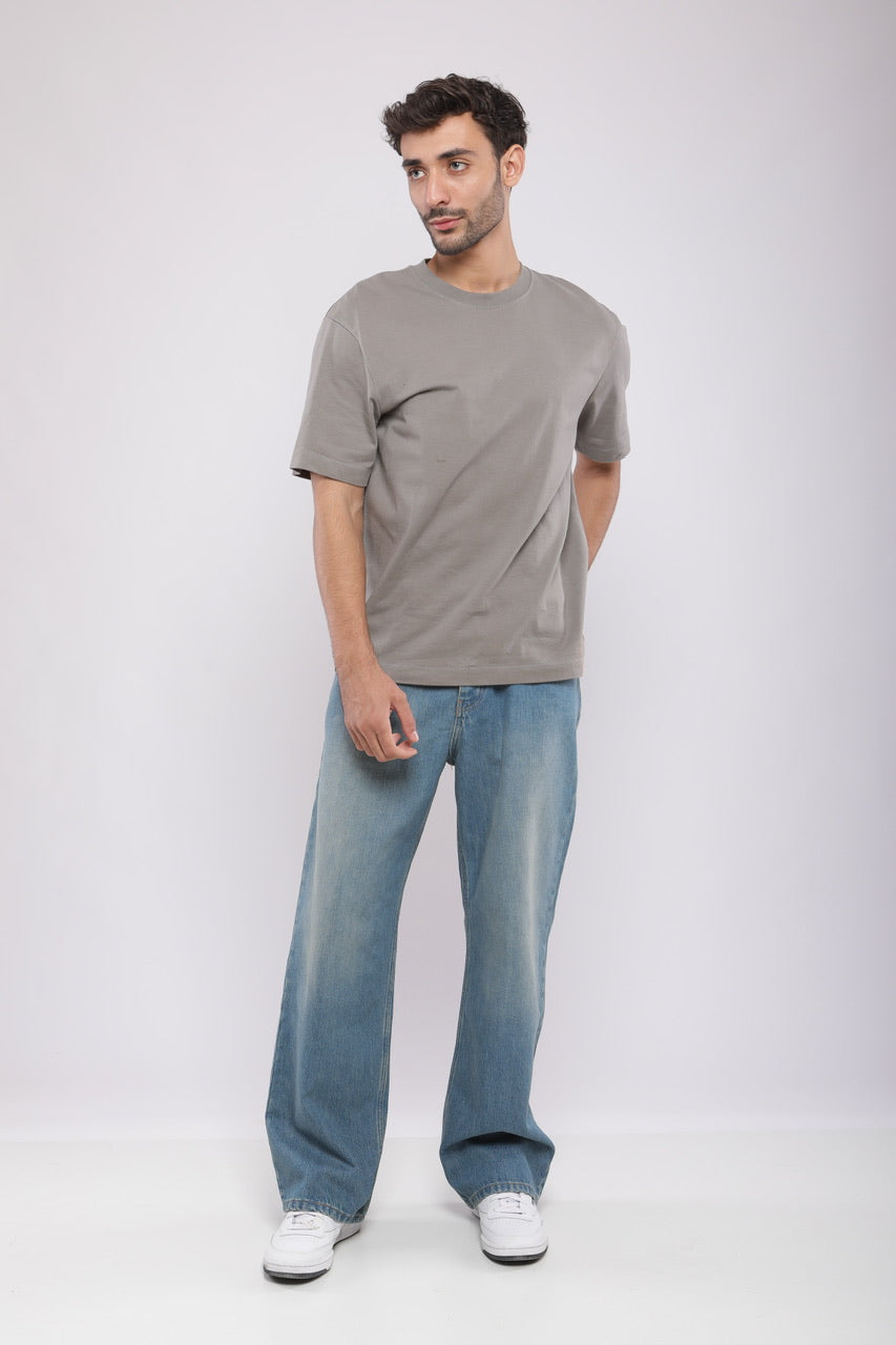 Pantalon large en denim