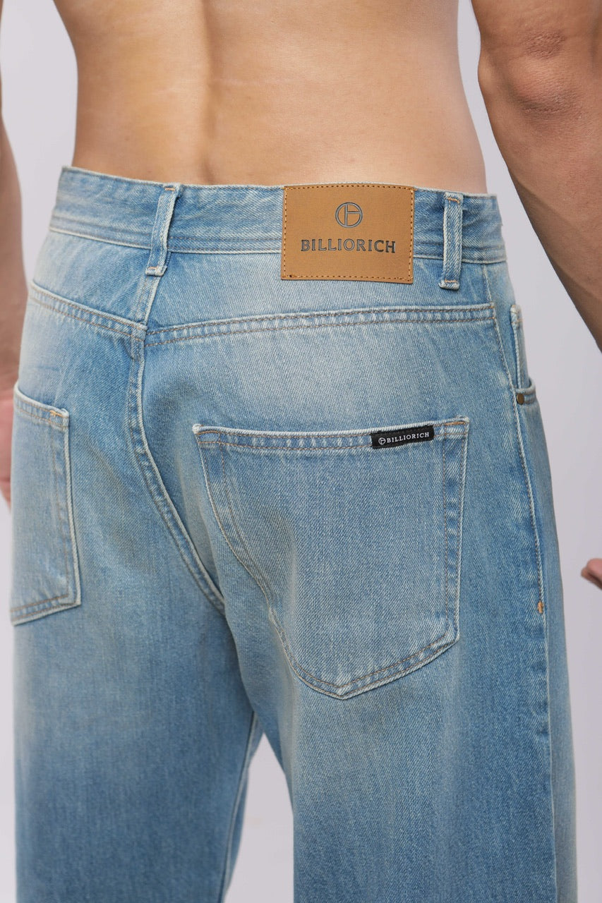 Pantalon large en denim