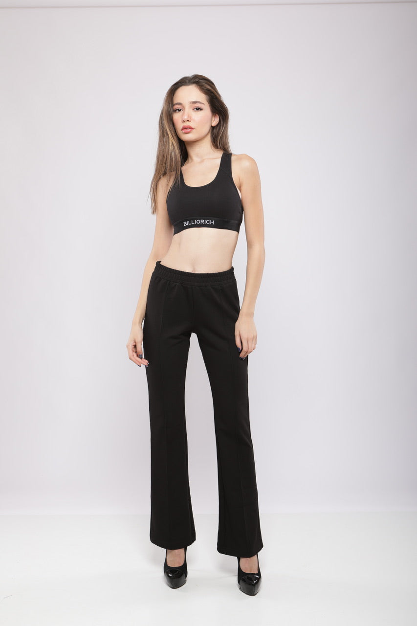 Pantalon De Jogging Évasé En Maille Technique