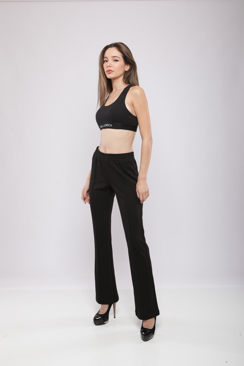Pantalon De Jogging Évasé En Maille Technique