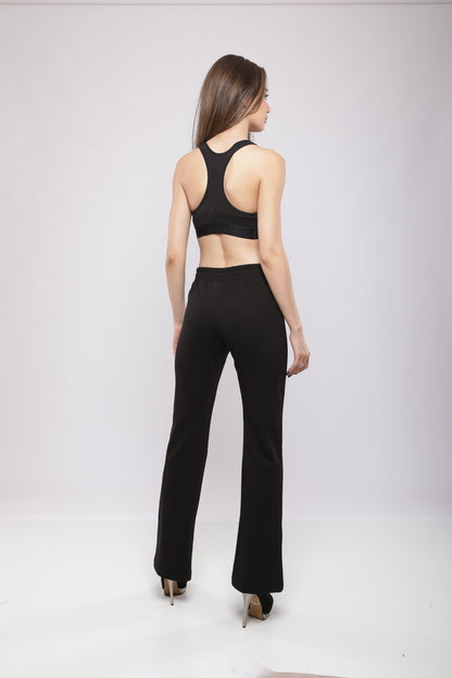 Pantalon De Jogging Évasé En Maille Technique