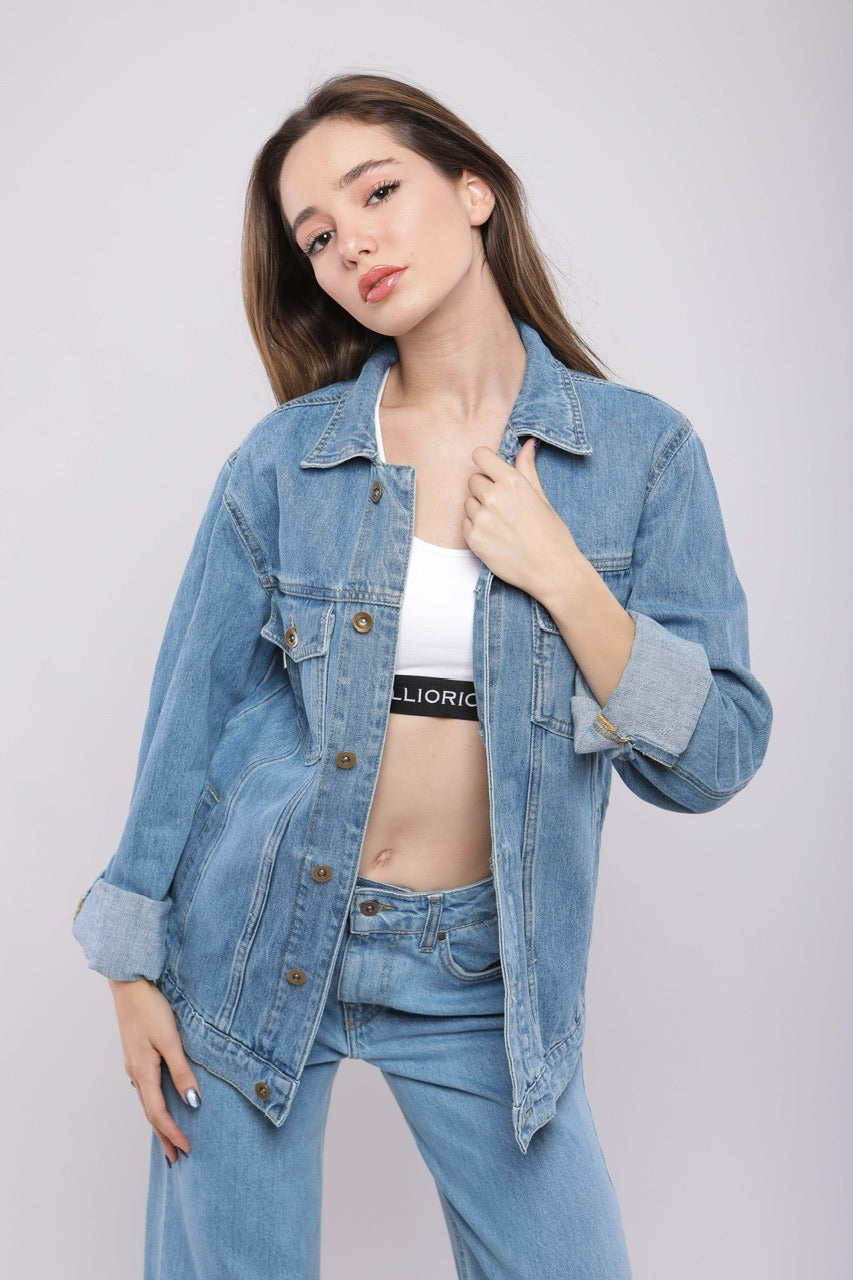 Veste Oversize En Jean