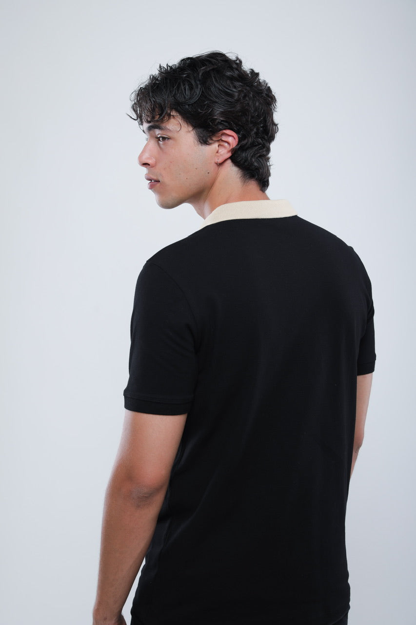 Polo Slim En Piqué