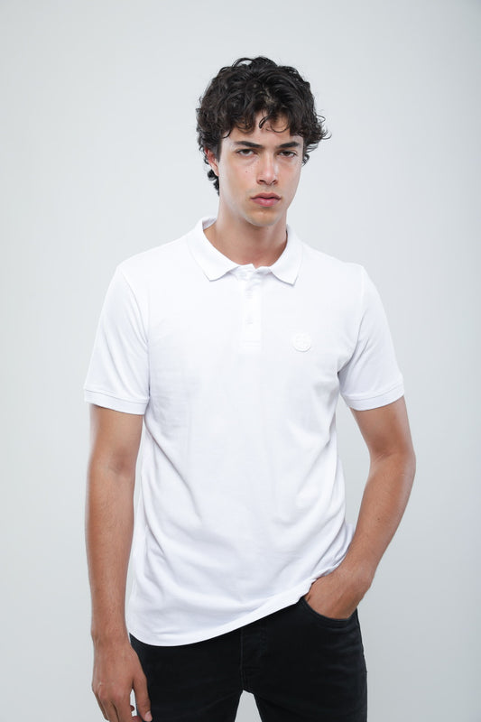 Polo Slim En Piqué
