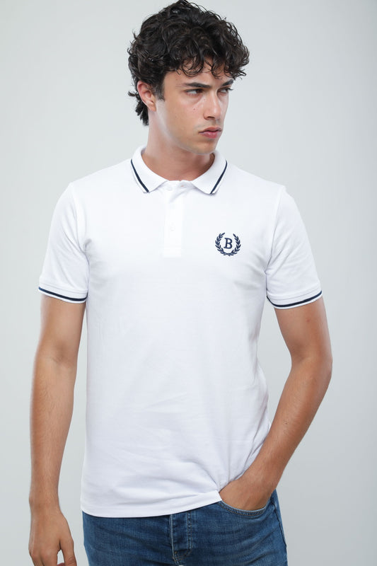 Polo Slim En Piqué
