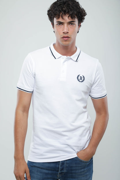 Polo Slim En Piqué