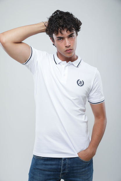 Polo Slim En Piqué