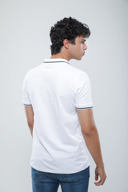 Polo Slim En Piqué