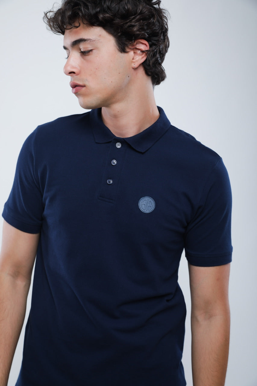 Polo Slim En Piqué