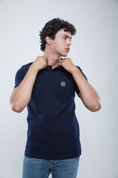Polo Slim En Piqué