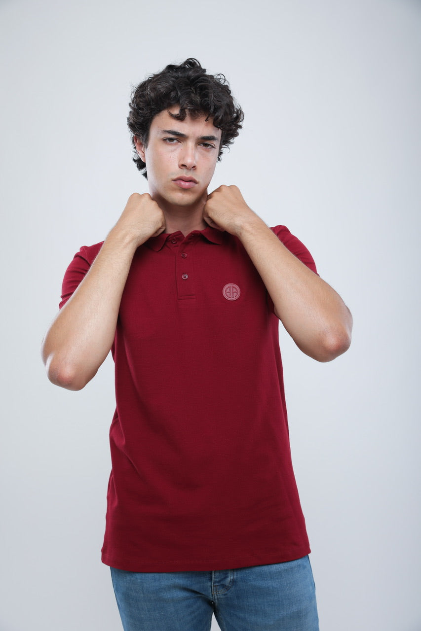 Polo Slim En Piqué