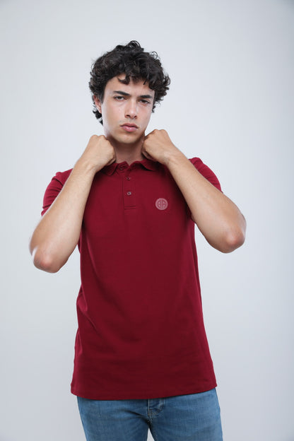 Polo Slim En Piqué