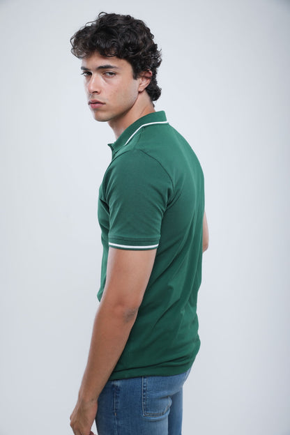 Polo Slim En Piqué