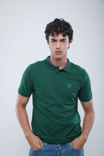 Polo Slim En Piqué