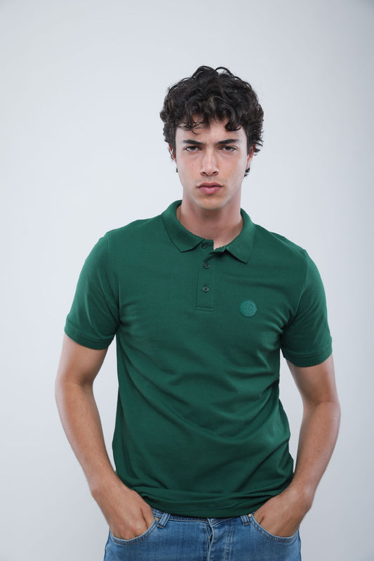 Polo Slim En Piqué