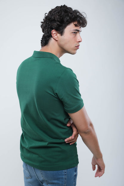 Polo Slim En Piqué