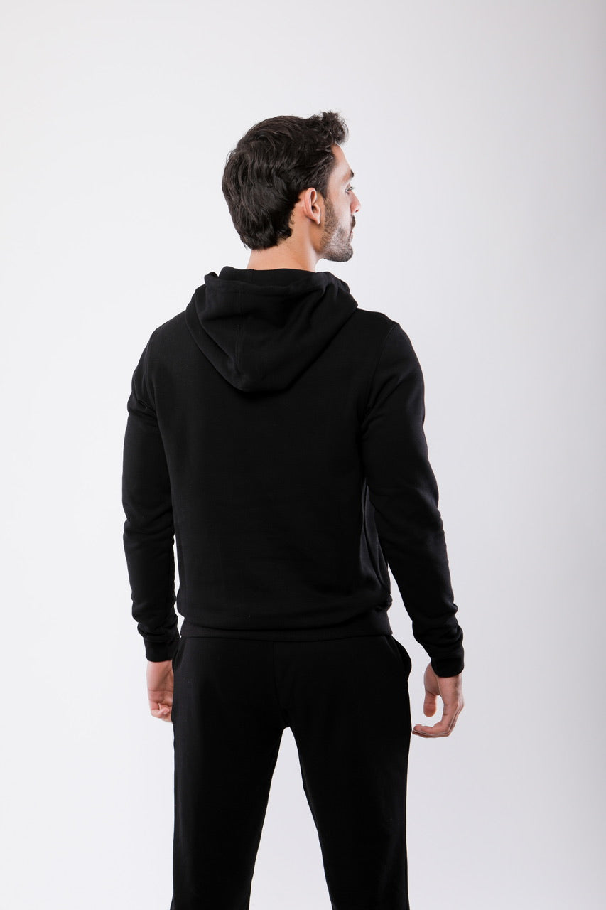 Sweat-Shirt À Capuche En Coton