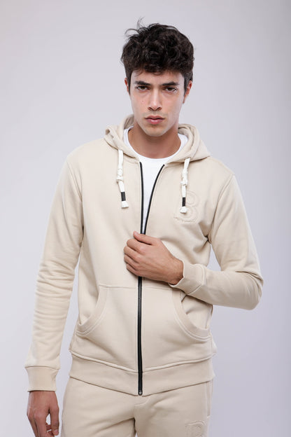 Sweat-Shirt À Capuche Zippé