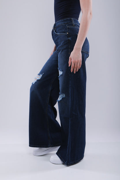 Jean Wide Leg Taille Haute