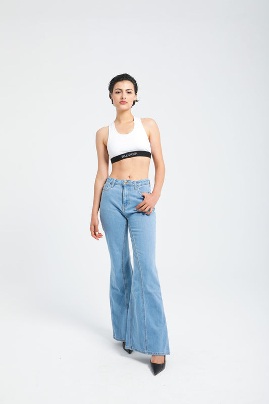 Jean Évasé Taille Haute Femme
