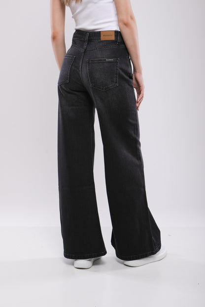 Pantalon Large Femme en Jean