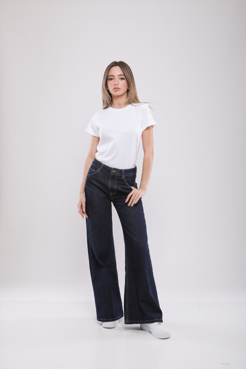 Pantalon Large Femme en Jean