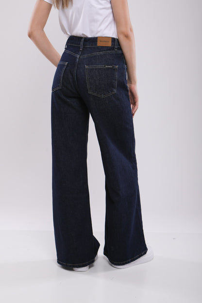 Pantalon Large Femme en Jean