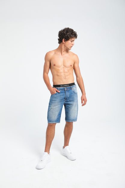 Short en Jean Homme - Coupe Droite