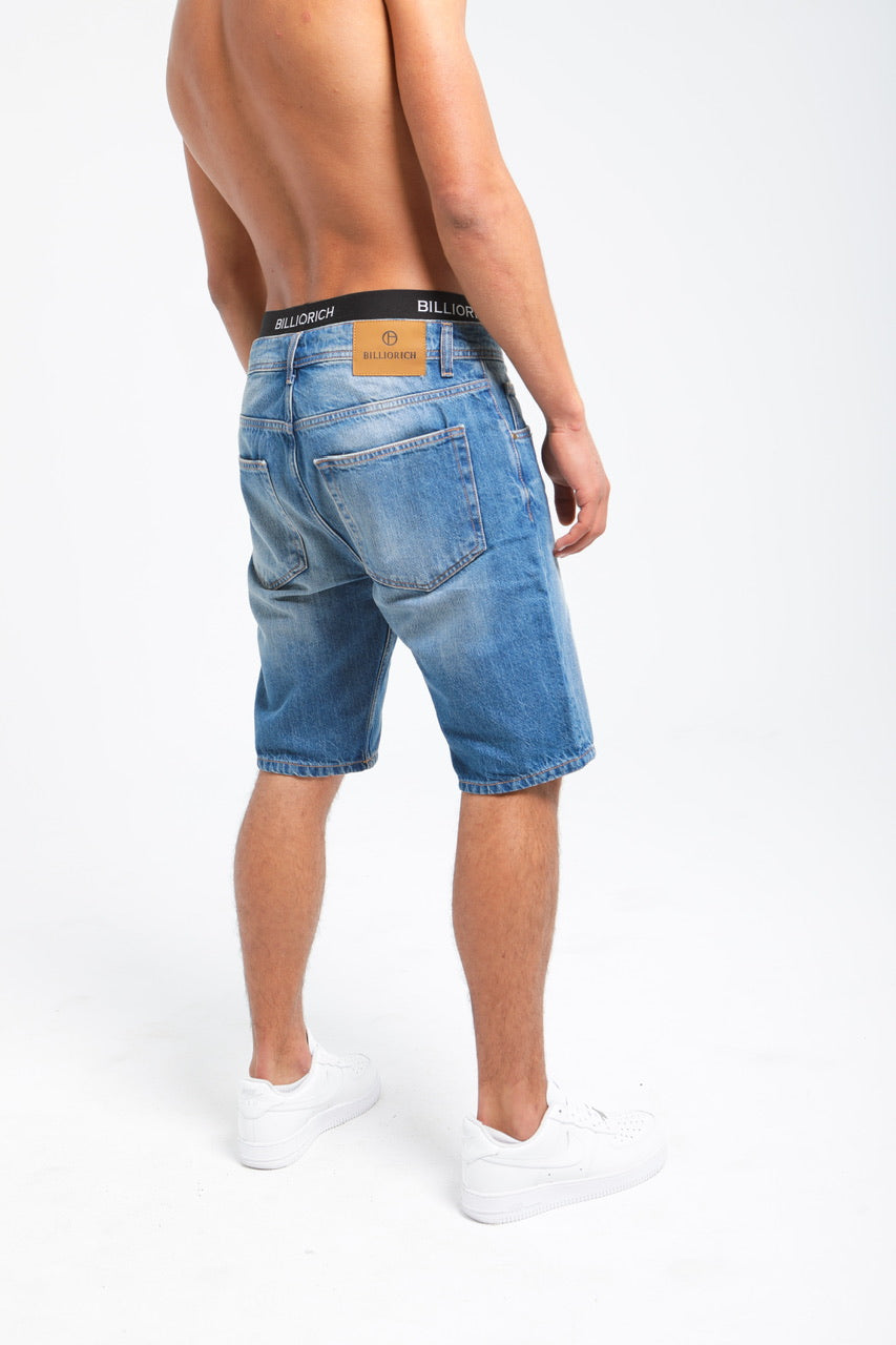 Short en Jean Homme - Coupe Droite