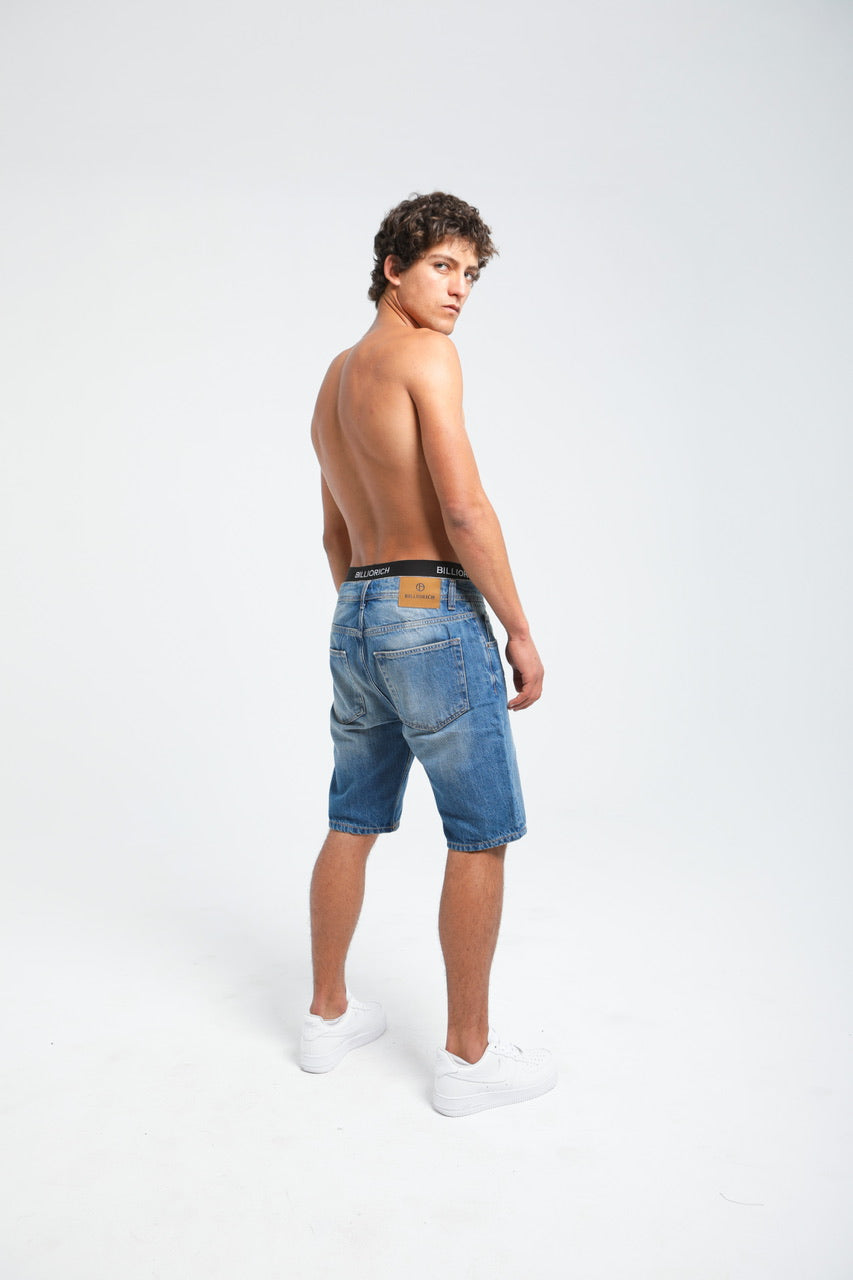 Short en Jean Homme - Coupe Droite