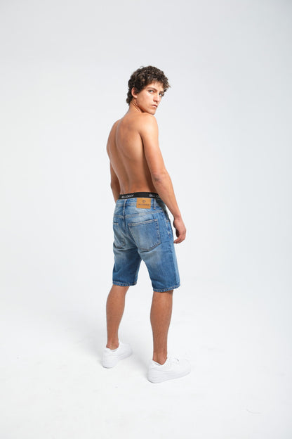 Short en Jean Homme - Coupe Droite
