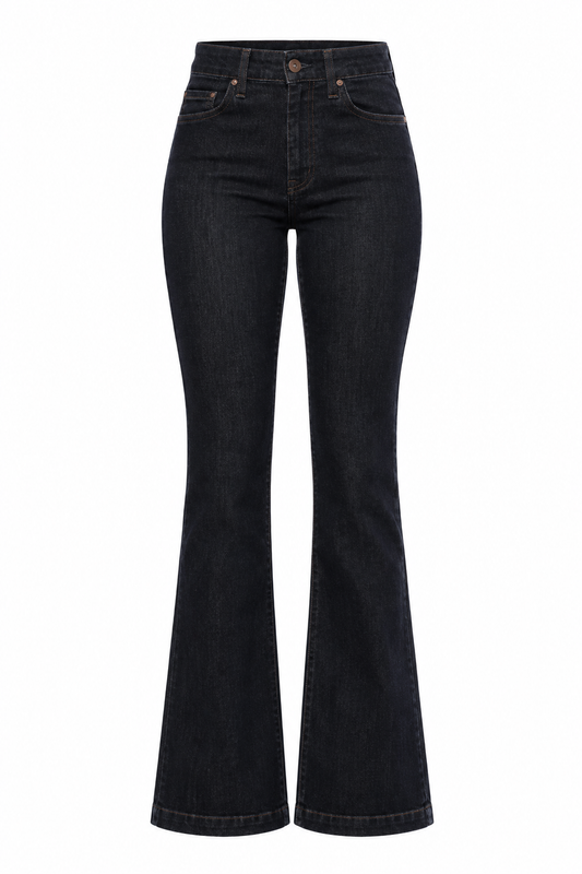 Jean Flare Taille Haute