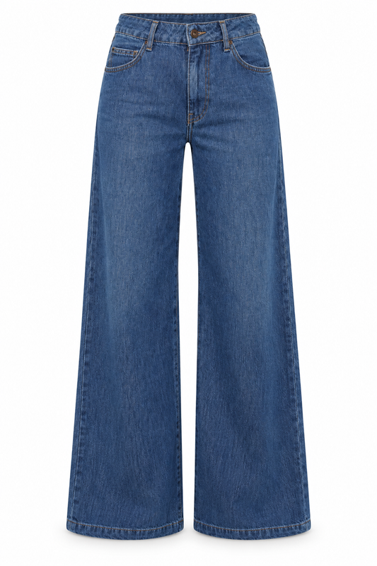 Jean Wide Leg Taille Haute