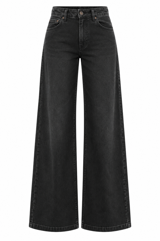 Jean Wide Leg Taille Haute