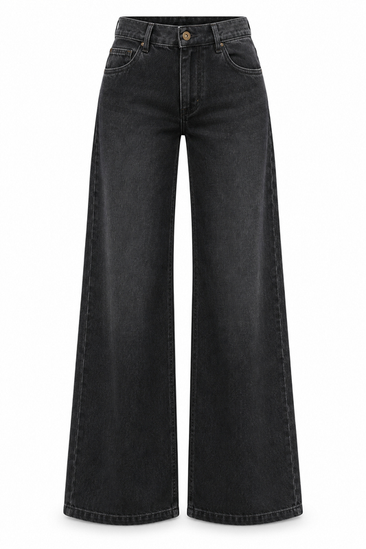 Jean Wide Leg Taille Haute